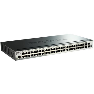 Комутатор D-Link DGS-1510-52X 48xGE, 4xSFP+, SmartPro