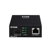 Медiаконвертер D-Link DMC-G01LC 1xGE, 1xSFP