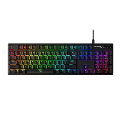 Клавіатура HyperX Alloy Origins Red RGB PBT ENG/RU Black (639N3AA) 