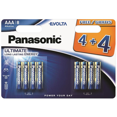 Батарейка Panasonic Evolta щелочнаяA AA блистер, 8 шт.