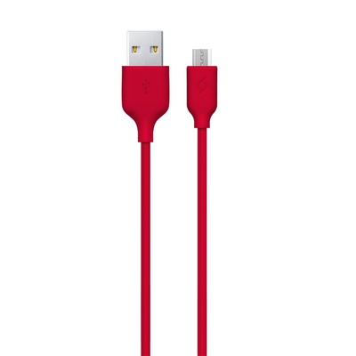 Кабель Ttec USB - мicro USB (M/M), 1.2 м, Red (2DK7530K) 