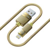 Кабель Luxe Cube Premium USB - Lightning (M/M), 1 м, золотистый (8886668686150)