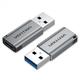 Адаптер Vention USB - USB Type-C V 3.0 (M/F) Gray (CDPH0)