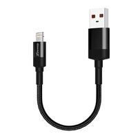 Кабель Grand-X USB - Lightning (M/M), Cu, Power Bank, 0.2 м, Black (FM-20L)