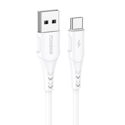 Кабель Foneng X81 1M Cable USB - USB Type-C (M/M), 2.1 A, 1 м, White (X81-CA-TC)