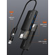 Концентратор Cabletime USB C/A - 4 Port USB 3.0, 5Gbps, 0.15 m (CB05B)