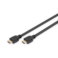 Кабель DIGITUS HDMI UHD 8K, w/Ethernet, type A M/M, 1м, чорний