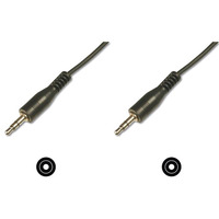 Кабель DIGITUS Audio connection stereo 3.5mm M/M 1.5м, черный