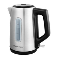 Електрочайник Russell Hobbs Heaton, 1.7л, нержавіюча сталь, сріблясто-чорний