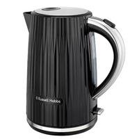 Електрочайник Russell Hobbs Eden, 1.7л, нержавіюча сталь, пластик, чорний