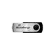 Флеш-накопичувач USB2.0 16GB MediaRange Black/Silver (MR910)