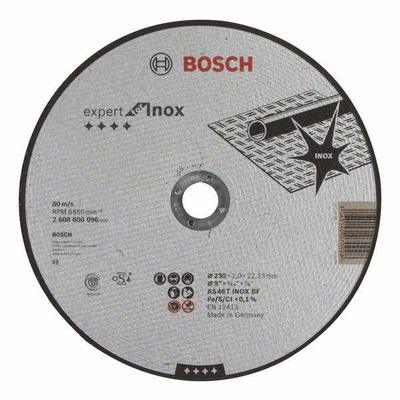 Диск отрезной Bosch Expert for Inox, 230х22.23мм