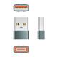 Адаптер ColorWay USB Type-C - USB V 2.0 (F/M) silver (CW-AD-CA)