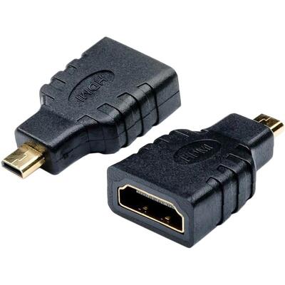 Перехідник Atcom HDMI - micro-HDMI (M/F), Black (16090)