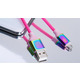 Кабель REAL-EL Premium USB - micro USB (M/M), 1 м, Rainbow (EL123500052)