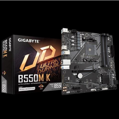 Материнська плата GIGABYTE B550M_K sAM4 B550 4xDDR4 M.2 HDMI DP mATX