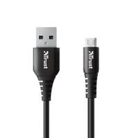 Trust КабельNDURA USB-A - microUSB, 1m, black