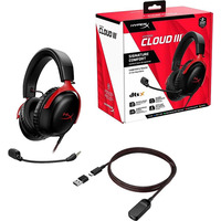 Гарнiтура HyperX Cloud III Black/Red (727A9AA)