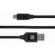 Кабель REAL-EL Premium Fabric USB - micro USB (M/M), 2 м, Black (EL123500048)