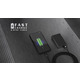 Кабель REAL-EL Premium Fabric USB - micro USB (M/M), 2 м, Black (EL123500048)