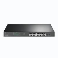 Комутатор TP-LINK TL-SG1218MP 16xGE (16xPoE), 2xSFP, 120Вт, Некерований