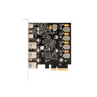 Плата расширения Frime PCI-E to USB3.2 Gen2 TYPE-A+C (3+2 порта) ASM3142+VL820 (ECF-PCIEtoUSB012)