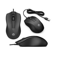 HP Мышь 100 USB Black