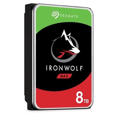 Накопитель HDD SATA 8.0TB Seagate IronWolf NAS 7200rpm 256MB (ST8000VN004)