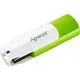 Флеш-накопичувач USB 64GB Apacer AH335 White/Green (AP64GAH335G-1)