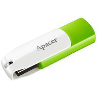 Флеш-накопитель USB 64GB Apacer AH335 White/Green (AP64GAH335G-1)