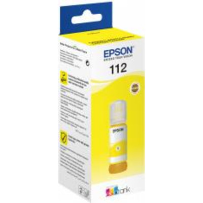 Контейнер з чорнилом Epson 112 EcoTank L11160/L15150/L15160/L6490/L6550/L6570/L15180/L6580 Yellow pigm