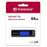 Накопичувач Transcend  64GB USB 3.1 Type-A JetFlash 760 Чорний