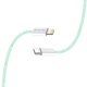 Кабель ColorWay Lightning + USB Type-C (M/M), 3.0 А, 1 м, Green (CW-CBPDCL061-G)