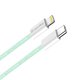 Кабель ColorWay Lightning + USB Type-C (M/M), 3.0 А, 1 м, Green (CW-CBPDCL061-G)