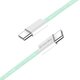 Кабель ColorWay USB Type-C + USB Type-C (M/M), 3.0 А, 1 м, Green (CW-CBPDCC061-G)