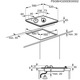 Газова варильна поверхня Electrolux KGG64362K