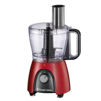 Кухонна машина Russell Hobbs Desire Red, 600Вт, чаша-пластик, корпус-пластик, насадок-4, червоний