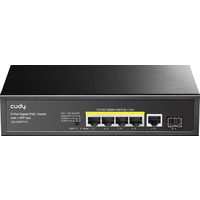 Комутатор Cudy GS1005PTS1, 5-Port Gigabit PoE+ Switch with 1 SFP Port 120W