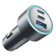 авто зарядка ANKER PowerDrive 325 – 67W PD + 22.5W USB-A (Чорний)