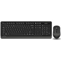 Комплект (клавиатура, мышь) беспроводной A4Tech FG1012S Black/Grey