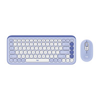 Комплект (клавиатура, мышь) беспроводной Logitech Pop Icon Combo Lilac (920-013078)