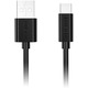 Кабель Choetech USB - USB Type-C (M/M), 1 м, Black (AC0002)