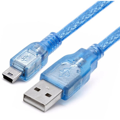 Кабель USB AM-mini BM 5pin, 3.0 м, синій