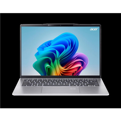 Ноутбук Acer Swift 14 AI SF14-61T 14" WUXGA IPS, AMD R9-365, 16GB, F512GB, UMA, Win11, сріблястий