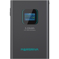 Акумуляторна батарея Marsriva LiFePO4 battery,  51.2V/102Ah, 5.22KWH, wall mounted