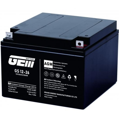 Акумуляторна батарея GEM Battery 12V, 26.0A, AGM