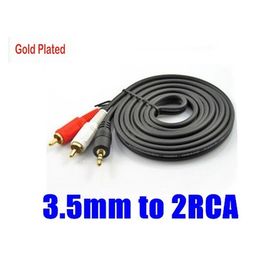 Кабель AUX Audio 3.5мм - RCAx2 M/M 3,0 м