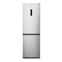 Холодильник Gorenje з нижн. мороз. камерою, 185х60х60см, 2 дв., Х- 207л, М- 93л, A++, NoFrost Plus, Fresh zone, Зовн. Диспл, сірий