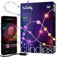 Гірлянда Smart LED Twinkly Candle Pearl  RGB 100 IP20 USB-C кабель зелений