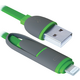 Кабель Defender USB10-03BP USB(AM)-MicroUSB+Lightning Green 1m